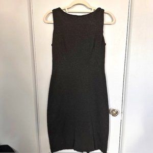 MM LaFleur Dress Womens  Gray Sleeveless Office Business Minimalist Sheath